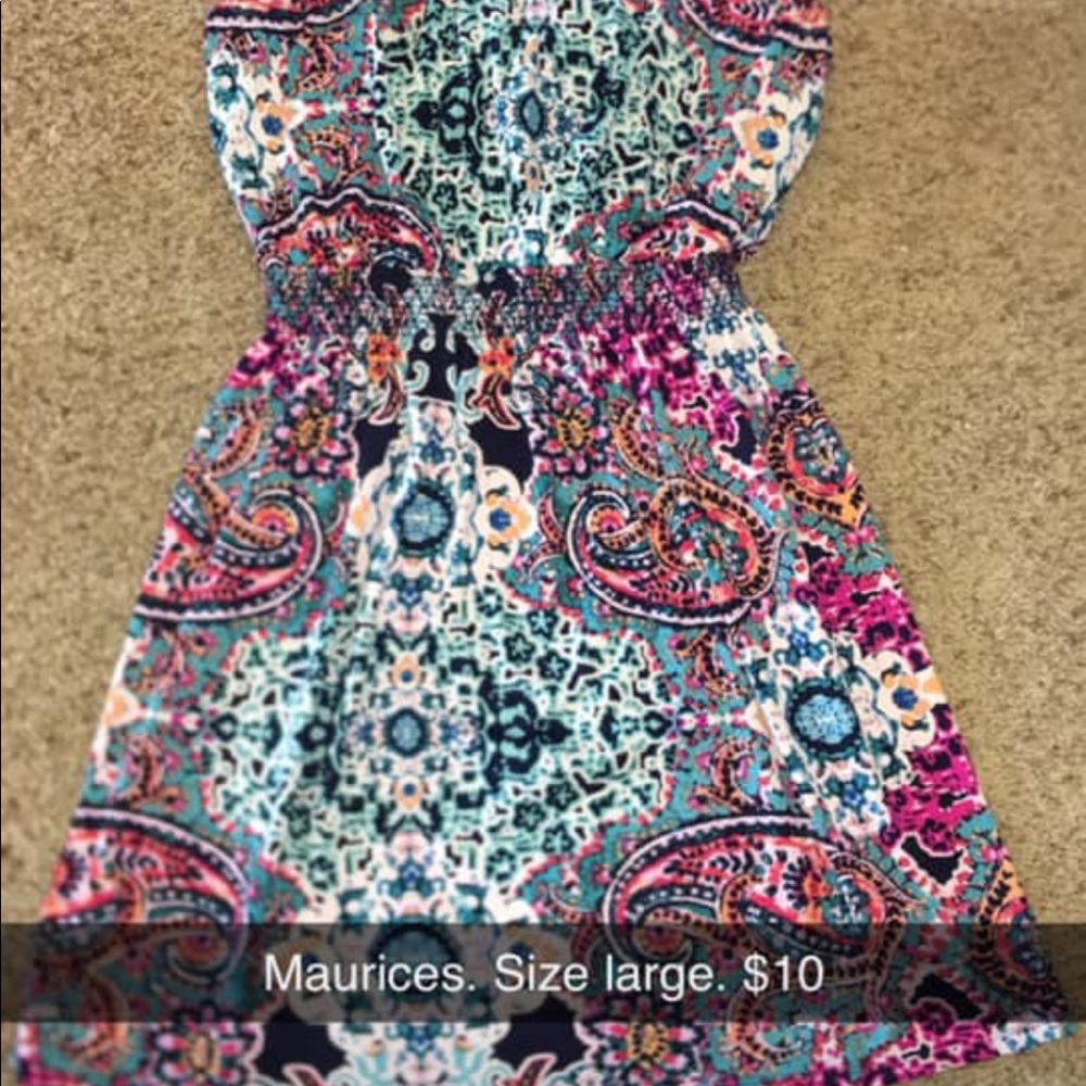 Strapless dress